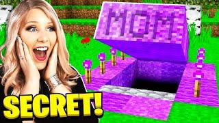 I Found My Mom's SECRET Minecraft House!