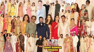 Anant-Radhika WEDDING | SRK, Salman, Aishwarya, Alia, Katrina, John Cena, BIG B, Rajinikant, Dhoni