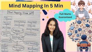 Mind Mapping - Class 12 English 2025  | Mind Mapping With Example | HSC Board Writing Skill | Easy