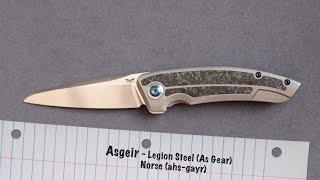 Legion Steel Asgeir Prototype