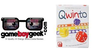 Qwinto Review with the Game Boy Geek