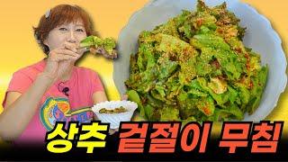 고기에는 상추 겉절이! 입맛 돋는 양념 비율 레시피 대공개!!