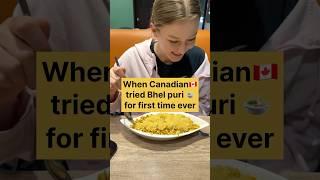 Best Bhel Puri Review by Canadian  | Indian Street Food | Desi Food in Canada #veggmomo