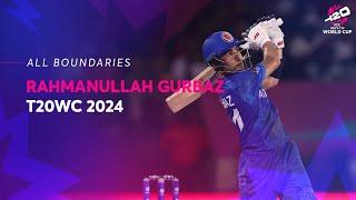 Every Rahmanullah Gurbaz boundary | T20WC 2024