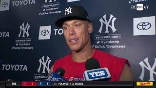 Aaron Judge on confidence in the Yankees clubhouse