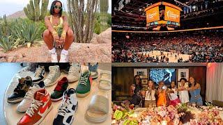 Travel With Me To Arizona | WNBA All Star Weekend, Private Parties, Spa Day and MORE