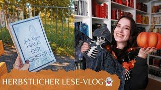 Lese-Vlog zum Herbstbeginn  Dekorieren, Backen & ein Geisterbuch | Marina liest