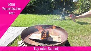 Top oder Schrott--Feuerlöscher Test.Taugt der wirklich was? #camping