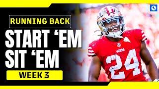 MUST Start or Sit Running Backs for Week 3 | 2024 Fantasy Football