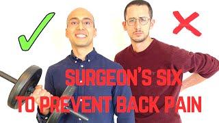 The Neurosurgeons' 6 Ways To Prevent Back Pain