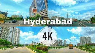 Hyderabad Road Trip | 4K | Hi Tech | Gachibowli | Kokapet | Narsingi