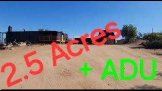  RANCH fro sale with 2.5 ACRES + ADU  