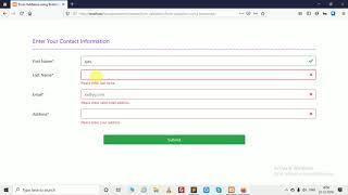 Form Validation using Bootstrap 4 in 5 minutes | Abhay Kapila