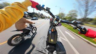 Overpowered Electric Bikes vs. City Streets!
