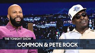 Common and Pete Rock Talk The Auditorium Vol. 1 and Rock's Massive Record Collection | Tonight Show