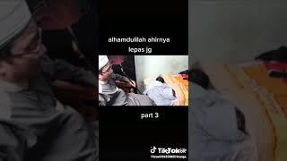 video viral zinah gabisa lepas gancet dan dibantu oleh ustadz ahirnya lepas