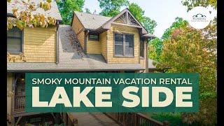 Lake Side Smoky Mountain Cabin Rental #smokymountains #cabinrentals #fall