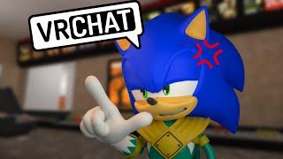 SONIC WORKS AT A HALLOWEEN MCDONALDS! IN VR CHAT