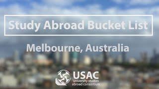 USAC Study Abroad Bucket List - Melbourne, Australia