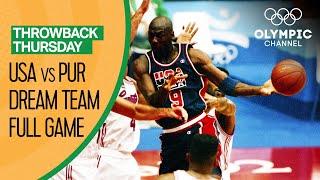 USA's Dream Team vs. Puerto Rico - Basketball Replays | Throwback Thursday