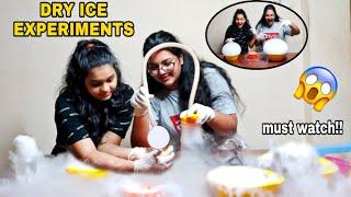 5 cool dry ice experiments | table full of fog | soundarya with varshini