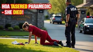 HOA Cops Tasered a Paramedic – Patient Died and Now They’re Sued!