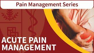 Acute Pain Management by Dr. Hah