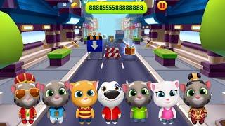 Talking Tom Gold Run Gameplay - Gold Race All Characters On Chinese New Year 2016