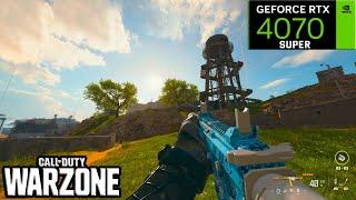 Call Of Duty: Warzone | RTX 4070 SUPER | Rebirth Island FPS Test | 1080P