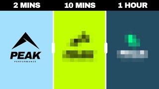 2 Minute, 10 Minute, 1 Hour Logo Design Comparison!