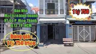 ️Bán Nhà Giá Rẻ Quận 12, Mặt Tiền Đường HT44, P. Hiệp Thành