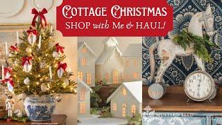 Christmas Decorating Ideas! Cottage Style Christmas Decor Haul & Shop with Me!