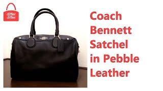 Coach Bennett Satchel in Pebble Leather 36672