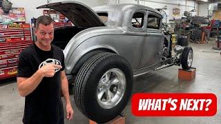 1932 FORD 5 WINDOW COUPE PROJECT!  THE LAST STAGES BEFORE PAINT/BODY?