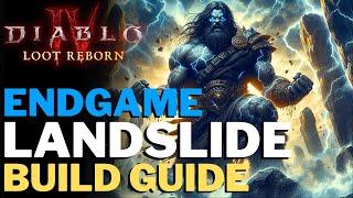 Diablo 4 - Endgame LANDSLIDE Druid Build Guide! Smash TORMENTED Bosses! // Season 4