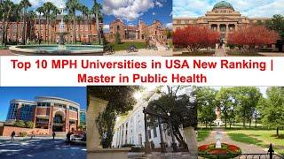 Top 10 MPH Universities in USA New Ranking | Masters in Public Health in USA