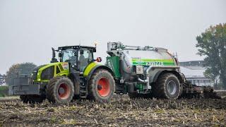 Claas Axion 950 + Ravizza OverTruck I | Manure Injection | BOZZETTO