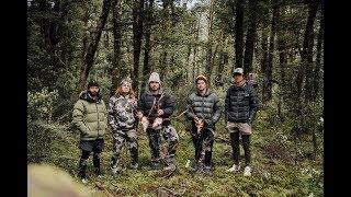 Bow hunting Sika Stags - New Zealand