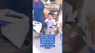 Old video of Abdu Rozik singing in vegetable shop