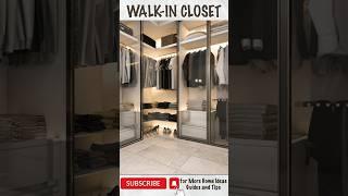 WALK-IN CLOSET Lighting design Ideas and Tips #interiordesign  #shorts