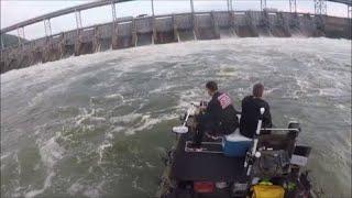 "WARNING" Experienced Anglers Only - FISHING in TURBULENT WATERS Below Dams