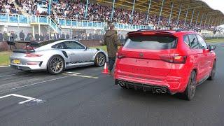 Modified Cars Drag Racing - BRABUS 800 vs M550i vs GT3 RS vs R8 V10 vs Turbo S vs M5 F90 Competition