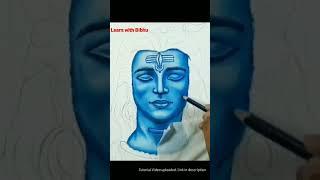 Drawing of MAHADEV | Mahakal art by Bibhu|learn with Bibhu