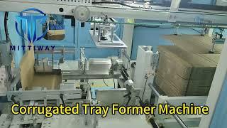 Tray Erector High Speed Corrugated Box Folding Machine