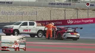 Ajith's car met with an accident; at high-speed in Dubai. Watch viral video