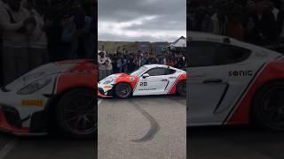 As usual, the fans cheered when our #AjithKumar started the car ️ Ajith Kumar Racing Recent Track V