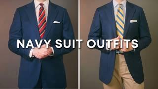 5 Ways To Wear A Navy Suit