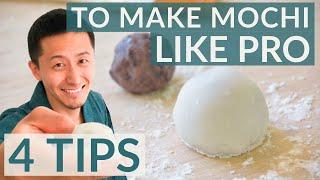 4 TIPS to make Japanese Mochi Daifuku /大福もちを作る４つのコツ