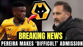 EXCLUSIVE Pereira makes ‘difficult’ admission about Wolves star uncertain future amid speculation