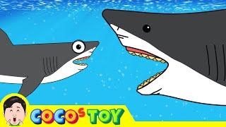 Legendary super megalodon story ㅣsea animals animation for childrenㅣCoCosToy